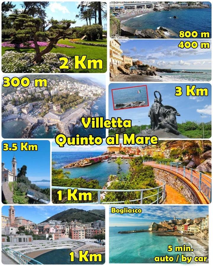 Villetta Quinto Al Mare - 2 Minutes From The Beach Genua Exterior foto